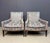 A striking pair of lounge chairs attributed to Harvey Probber, American, circa 1950s–1960s. Each chair features Probber's...