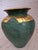 Large Vintage Tuscan Style Green and Gilt Terracotta Amphora Floor Vase, 1980s For Sale - Image 13 of 14
