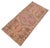 1960s Low Pile Hand Knotted Turkish Small Rug Faded Mat Accent Rug - 21'' X 45'' For Sale - Image 9 of 16
