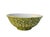 Large Vintage Italian Green Spongeware Stoneware Bowl | 13.25” Classical Schizzato Spatterware Serving Bowl | Rustic...