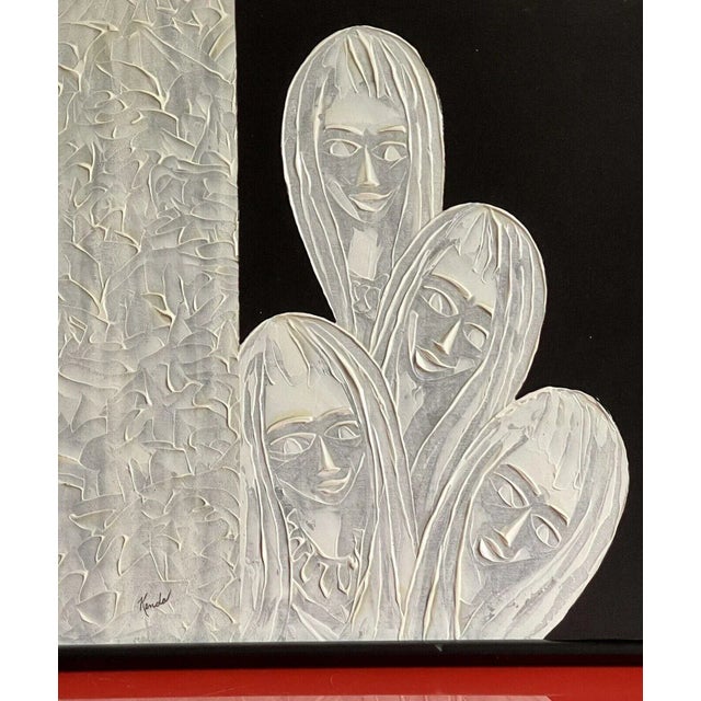 PALM BEACH ESTATE FIND! Original painting signed Kenda. We believe this is circa 70s. The painting on canvas has areas of...