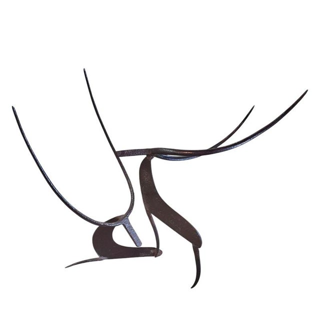 Metal Iron Sculpture by Jean Pierre Augier, 1960s For Sale - Image 7 of 9