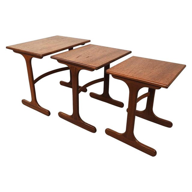 Set of Nesting Tables in Teak from G-Plan, 1950, Set of 3 For Sale - Image 13 of 13