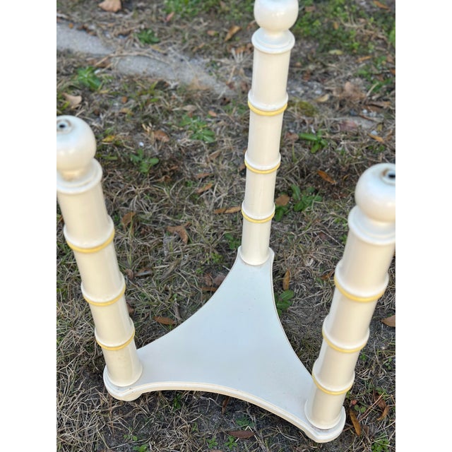 Hollywood Regency Side Tables, a Pair For Sale - Image 4 of 5