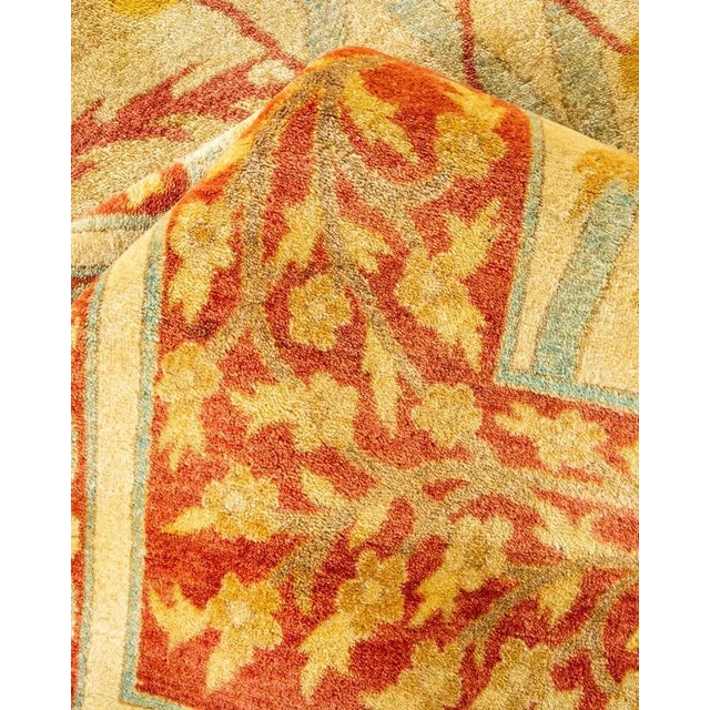 Textile Mogul, One-of-a-Kind Hand-Knotted Area Rug in Yellow, 10' 1" x 14' 0" For Sale - Image 7 of 8