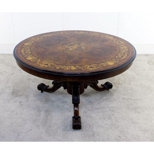 You are viewing a gorgeous victorian round centre table can also be used as a dining table crafted from mahogany with...
