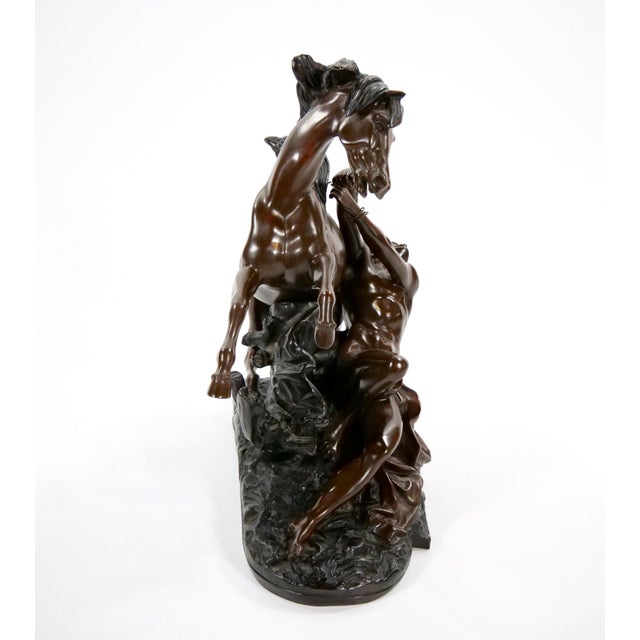 French French 19th Century Bronze Sculpture of Hippolytus After Philippe Poitevin 1831 For Sale - Image 3 of 12
