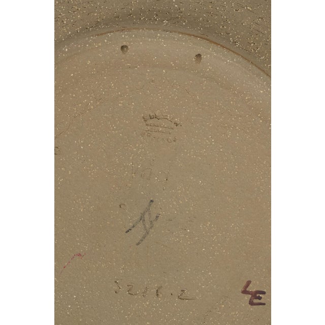 1950s Stoneware Bowl with Hand-Painted Abstract Motif from Søholm, 1950s For Sale - Image 5 of 8