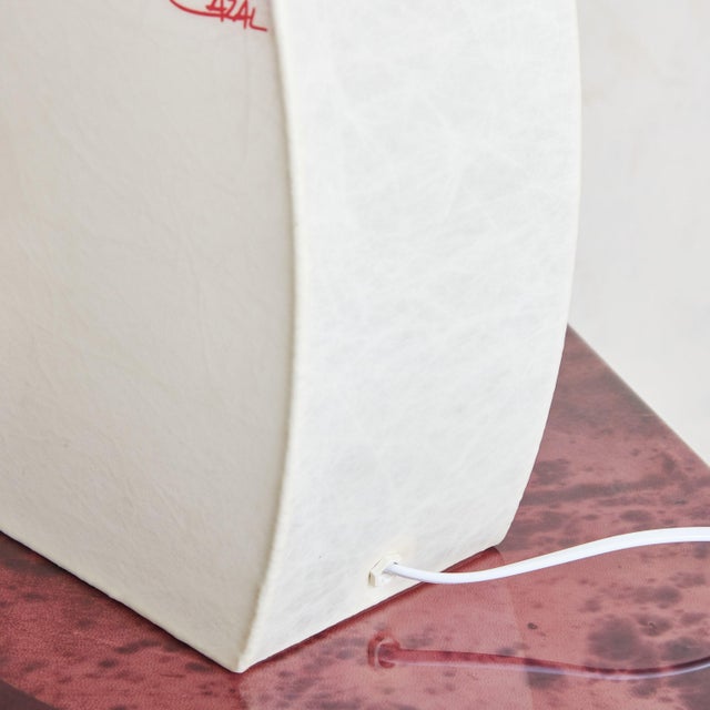 Oblong Rainbow Cocoon Table Lamp by Cazal Crèation, Italy 1970s For Sale In Chicago - Image 6 of 11