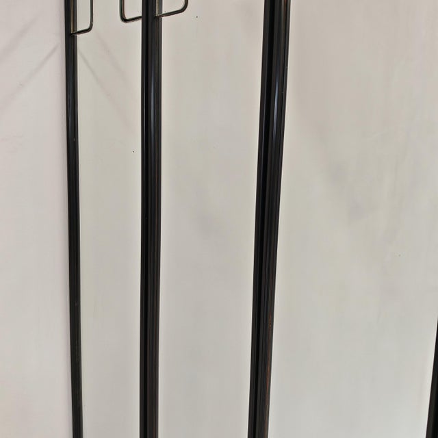 Black Gronda Modular Mirrors and Coat Hanger in Smoked Mirrored Glass by Luciano Bertoncini for Elco, 1970s, Set of 5 For Sale - Image 8 of 15