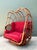 Vintage Boho Rattan Swivel Lounge Hooded Loveseat For Sale - Image 9 of 12