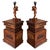 19th Pair of Italian Hand Carved Walnut Monumental Nightstands With Lamp For Sale - Image 13 of 13