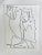 Post-Modern Figurative Drawing by Erik Sulander in Ink on Paper, Signed, Framed. For Sale In New York - Image 6 of 6