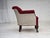 1950s Danish Armchair in Red and Light Grey Wool and Oak, 1950s For Sale - Image 5 of 18