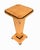 Elegant pair of Art Deco style pedestal stands veneered in beautifully figured bird’s eye maple Each pedestal features an...