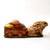 Farmhouse Vintage Wesson Folk Art Chalkware Bunny Rabbits Pushing Cart of Eggs Figurines-a Pair For Sale - Image 3 of 16