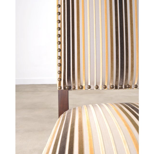 Metal Set of 12 Ferrell+Mittman Art Deco High-Back Dining Chairs For Sale - Image 7 of 18