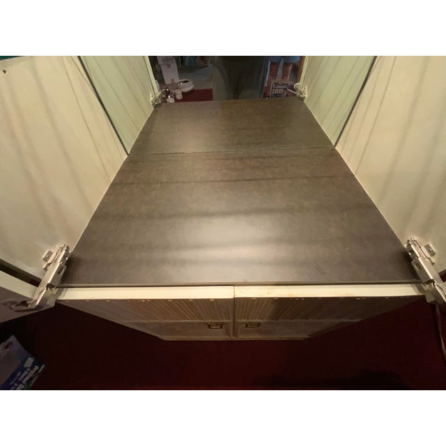 Late 20th Century Ficks Reed Mirrored Glass Cabinet For Sale - Image 10 of 11