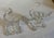 Transparent Antique 19th Century American Flint Glass Swan Form Open Salt Cellars With Lemon Squeeze Bases - A Pair For Sale - Image 8 of 14