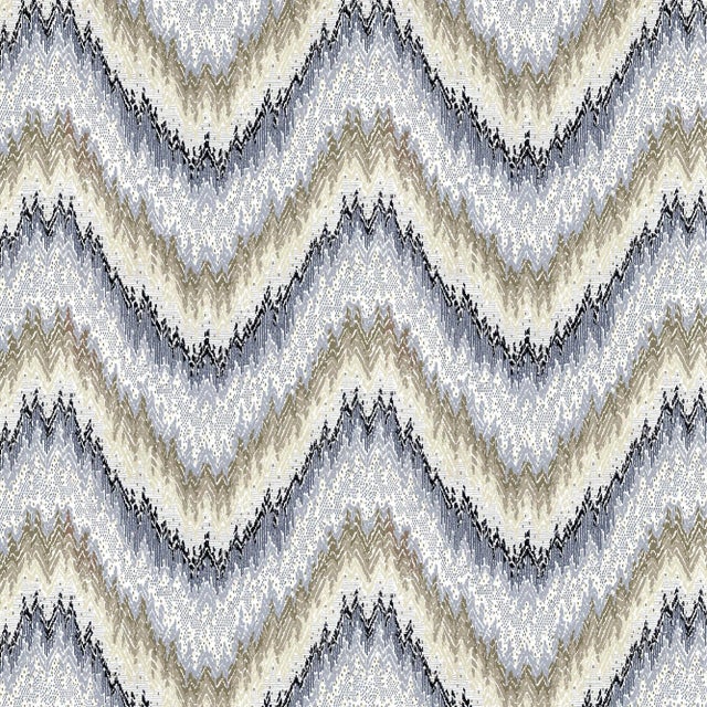 Sample - Schumacher Petit Feu Wallpaper in Greige For Sale