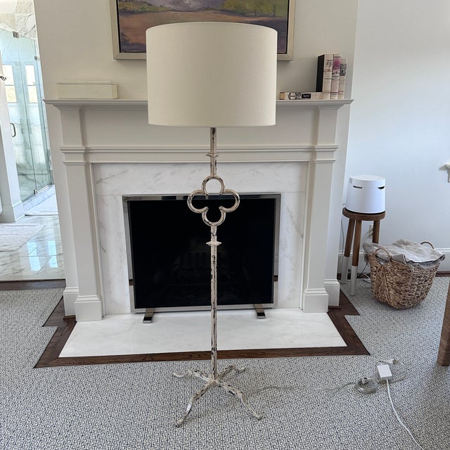 2010s Suzanne Kasler Quatrefoil Floor Lamp For Sale - Image 5 of 6