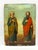 Traditional 19th-Century Icon Painting of Saints Peter and Paul, Oil on Wood For Sale - Image 3 of 18