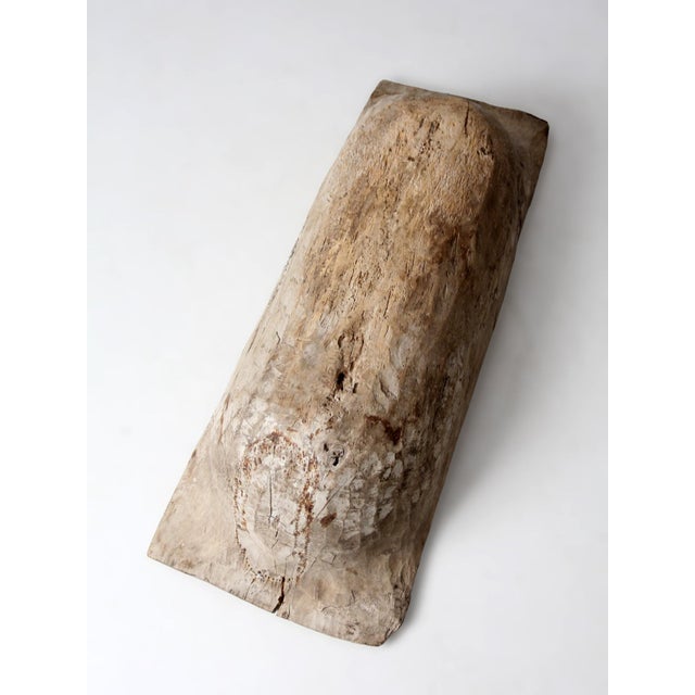 Antique 19th Century American Hand Hewn Dough Bowl For Sale - Image 11 of 18