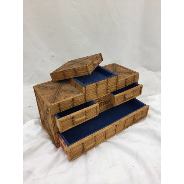 Vintage Folk Art Jewelry Box For Sale - Image 10 of 11