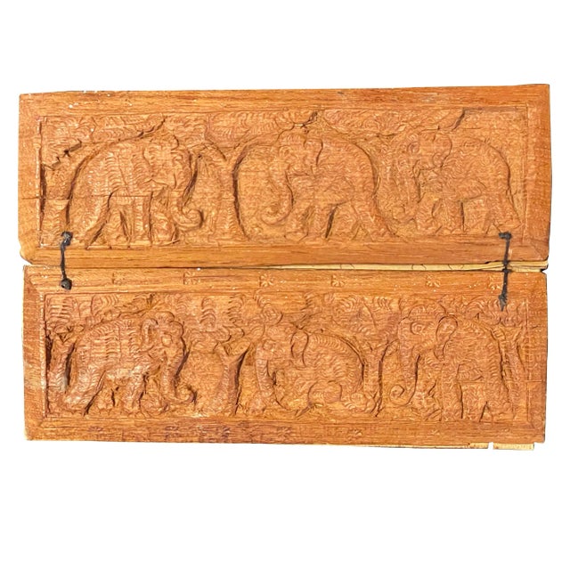 Traditional Burmese Buddhist Parabaik Folding Manuscript For Sale - Image 3 of 6