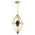 Rhomboid Brass Vivien Suspension Lamp by Marioni For Sale - Image 6 of 6