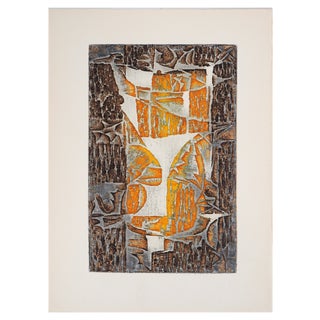 Marcel Fiorini, Laure’s Crown, 1962, Original Etching For Sale