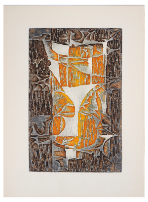 Marcel Fiorini, Laure’s Crown, 1962, Original Etching