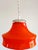 Space Age Orange UFO Pendant Light, 1970s For Sale - Image 3 of 7