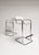 Nice set of leather Midcentury bar stools, attributed to Mart Stam. The tubular frame is made of chrome-plated metal. The...