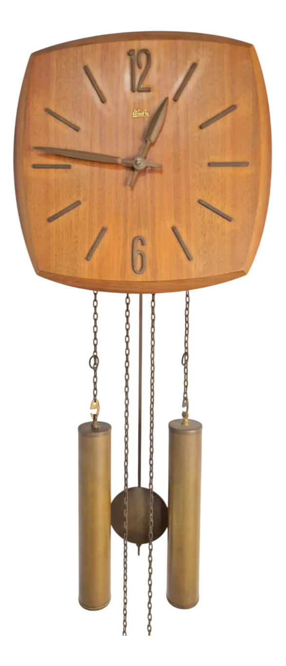 mid-century-wall-clock-in-teak