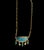 Gold 14k Gold Australian Opal Necklace With Emeralds & Diamonds For Sale - Image 8 of 12