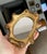 Gold Mid-Century Italian Giltwood Florentia Accent Mirrors - A Pair For Sale - Image 8 of 16