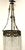 Antique French Brass Glass Rod Single-Light Chandelier, 1890s, in Very Good conditions. Designed 1890 to 1919 I have...