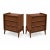 Mid-Century Modern Mid Century Style Modern Walnut Nightstands. - Pair For Sale - Image 3 of 6