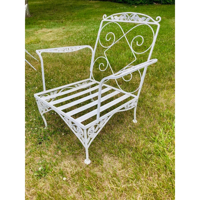 Vintage Woodard Wrought Iron Patio Arm Chair Chairish