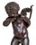 Neoclassical Patinated Bronze Figure of Cupid, 20th century, the standing figure holding their bow with the quiver at...