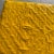 1980s Vintage Bright Yellow Wicker Side Table For Sale - Image 4 of 7
