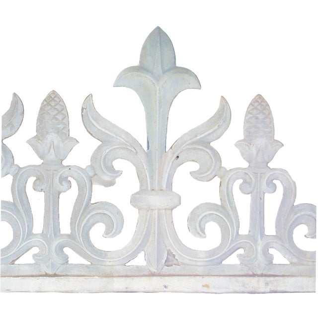 18th C. French Sculptural Zinc Element For Sale - Image 4 of 5
