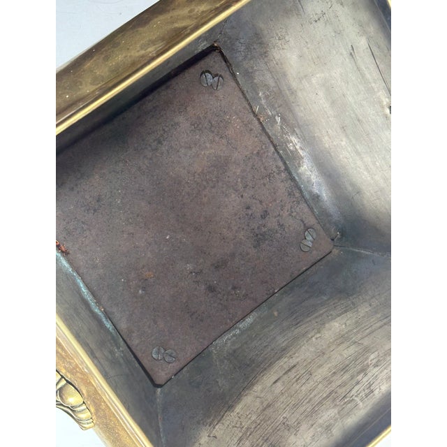 Antique Edwardian Traditional Brass Fireplace Coal Scuttle For Sale - Image 11 of 12