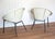Mid-Century Modern Bauhaus Satellite Cocktail Lounge Chairs in Wicker and Steel by Lloyd Loom for Lusty, 1950s, Set of 2 For Sale - Image 15 of 18