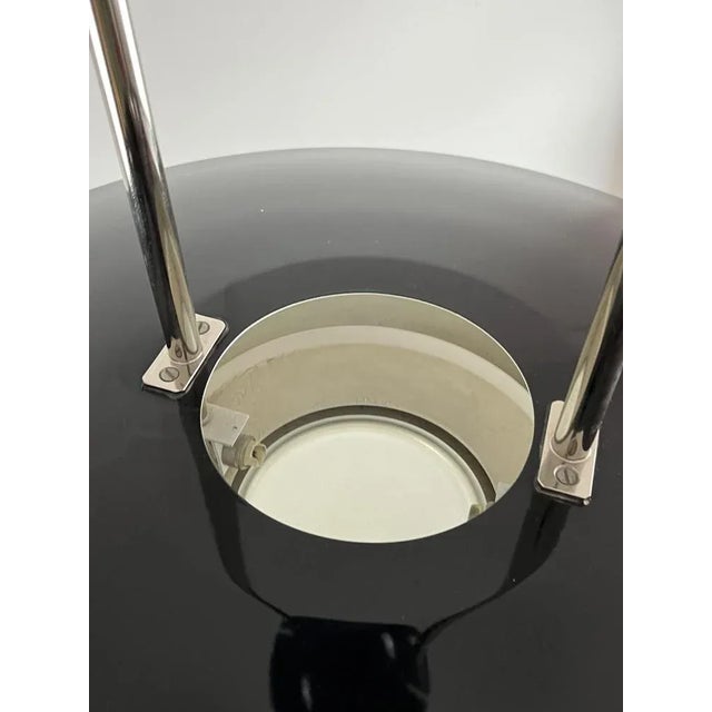 1980s Vintage Chandelier in Enamelled and Glass Aluminum by Elio Martinelli for Martinelli Luce Italia, 1980s For Sale - Image 5 of 13