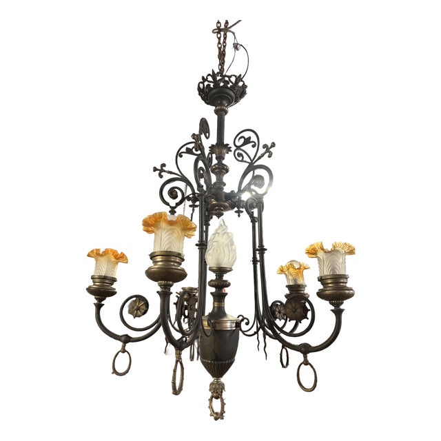 Napoleon III 6-Light Chandelier For Sale