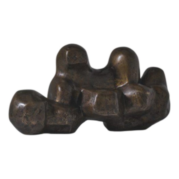 Abstract Bronze Sculpture by Siegfried Jonas, 1961 For Sale