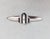 1980s Vintage 1980s Signed Givenchy Art Deco Style Rhodium Black Enamel & Clear Rhinestone Brooch For Sale - Image 5 of 12