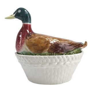 Mid-century Mallard Duck Soup Tureen For Sale